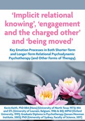 Implicit Relational Knowing', 'Engagement and the Charged Other', and 'Being Moved'
