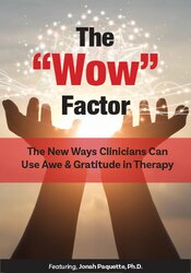 The Wow Factor: The New Ways Clinicians Can Use Awe and Gratitude in Therapy