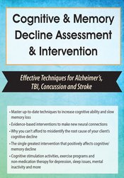 Cognitive & Memory Decline Assessment & Intervention